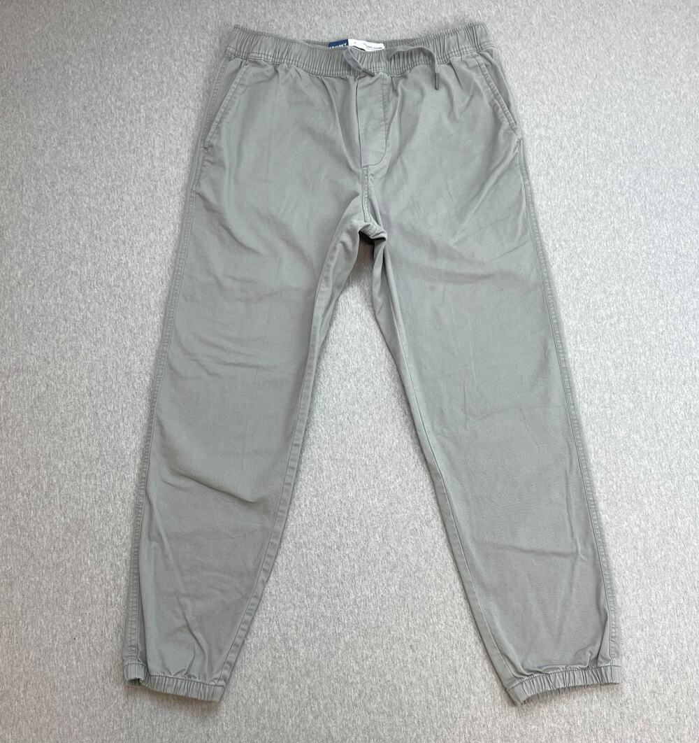 Old Navy Modern Jogger Mens Medium Gray Drawstring Built In Flex‎